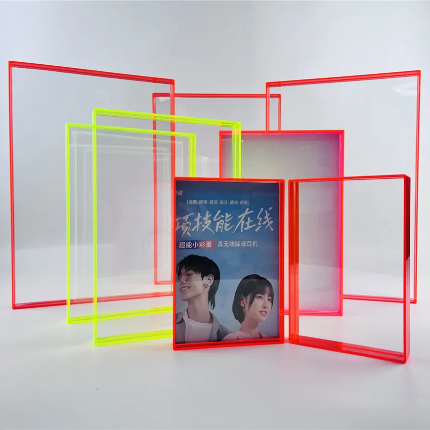 Art Gallery Wall Acrylic Custom Neon Frame